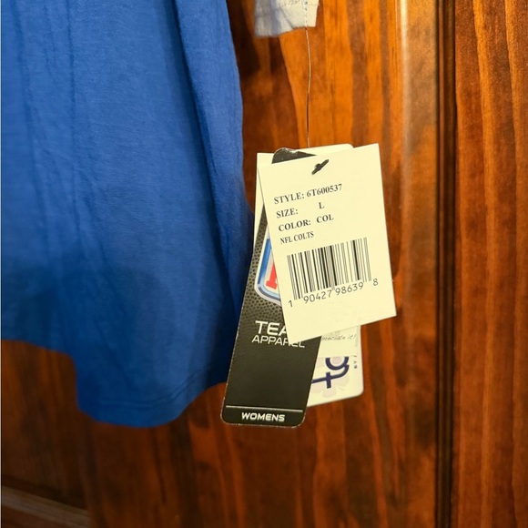 NFL Women's Blue Colts Maternity Apparel Top - Picture 2 of 4